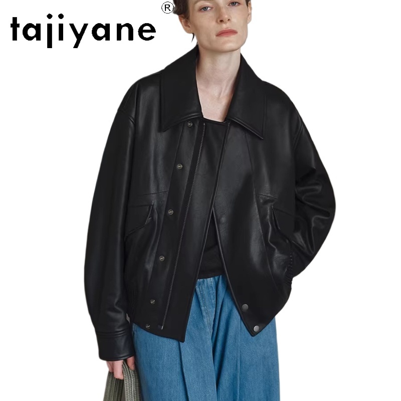 Baby Clothing High Quality - TAJIYANE Giacca in Vera Pelle di