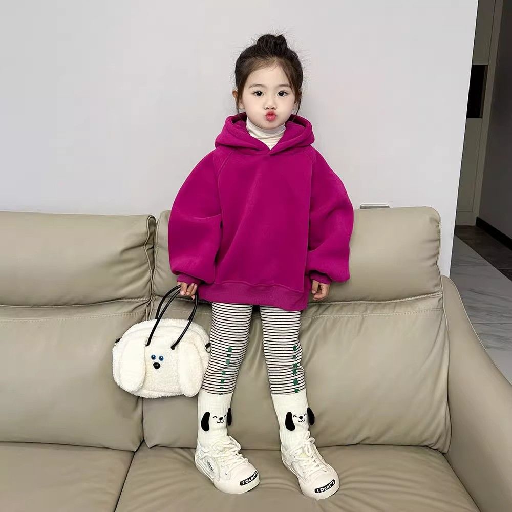 Baby Clothing Line - Felpa con Cappuccio per Ragazze, Foderata