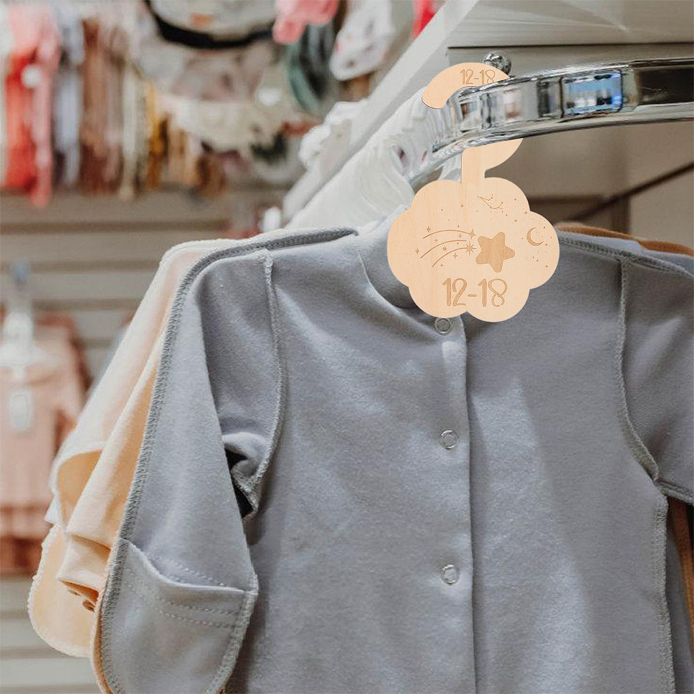 Baby Clothing Dividers - Set di 14 Divisori in Legno