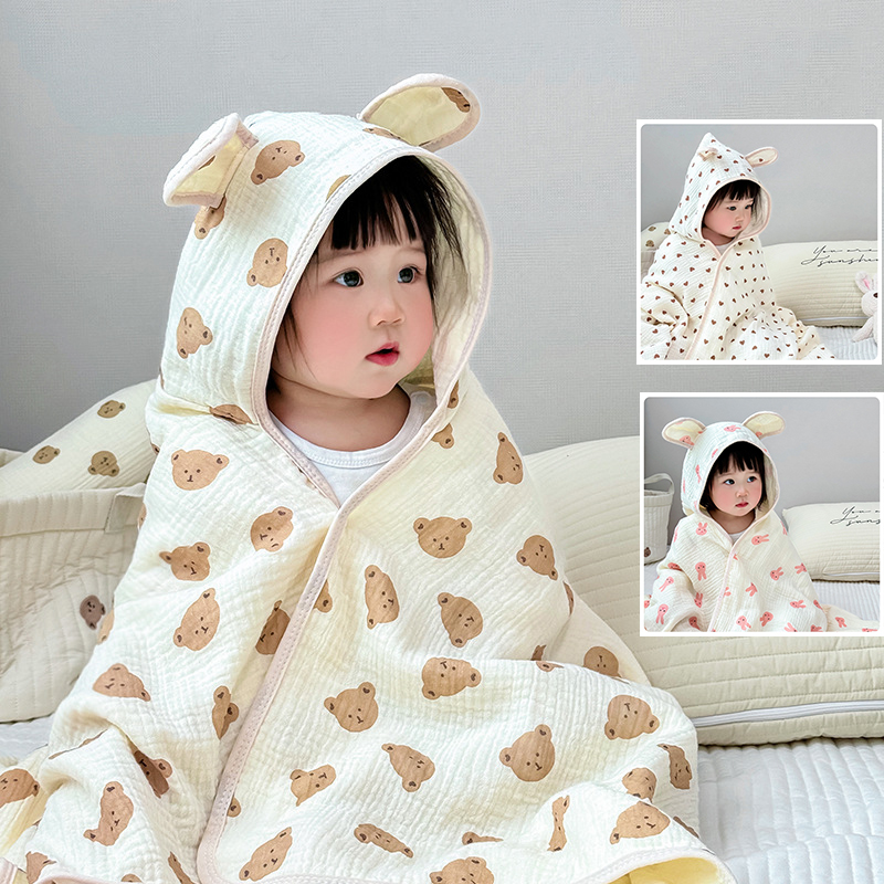 Hooded Bath Towel - Asciugamano da bagno per bambini Asciugamano