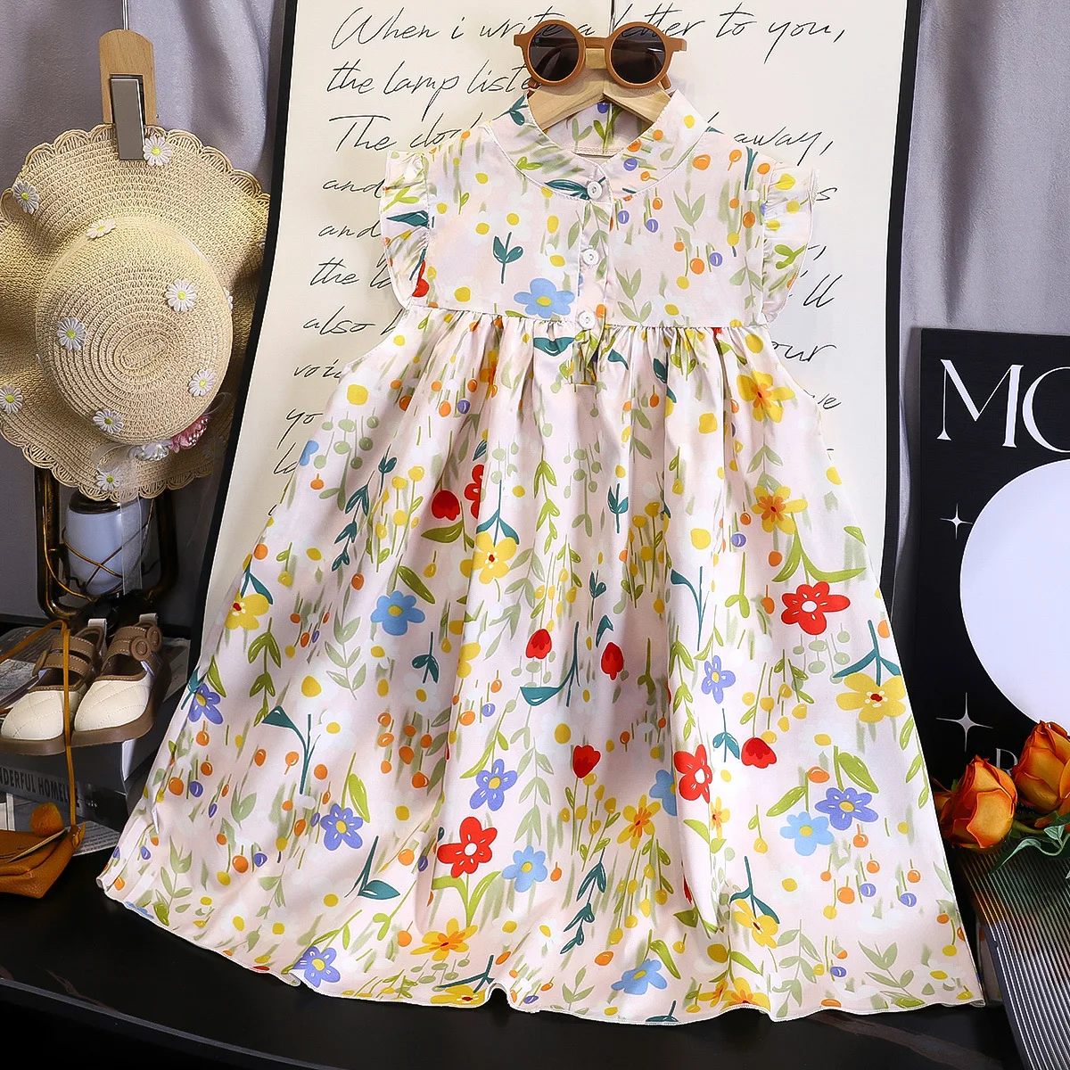 Baby Clothing Line - Nuovo 2025 ragazze estate sottile abito