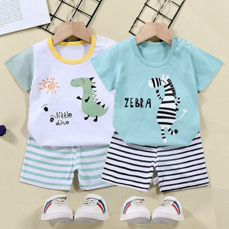 Baby Clothing Dividers - T-shirt in cotone + pantaloncini Set