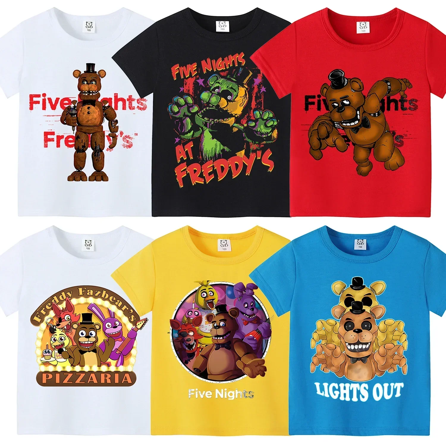 Baby Clothing Dividers - Five Nights Freddys Tema Camicia corta