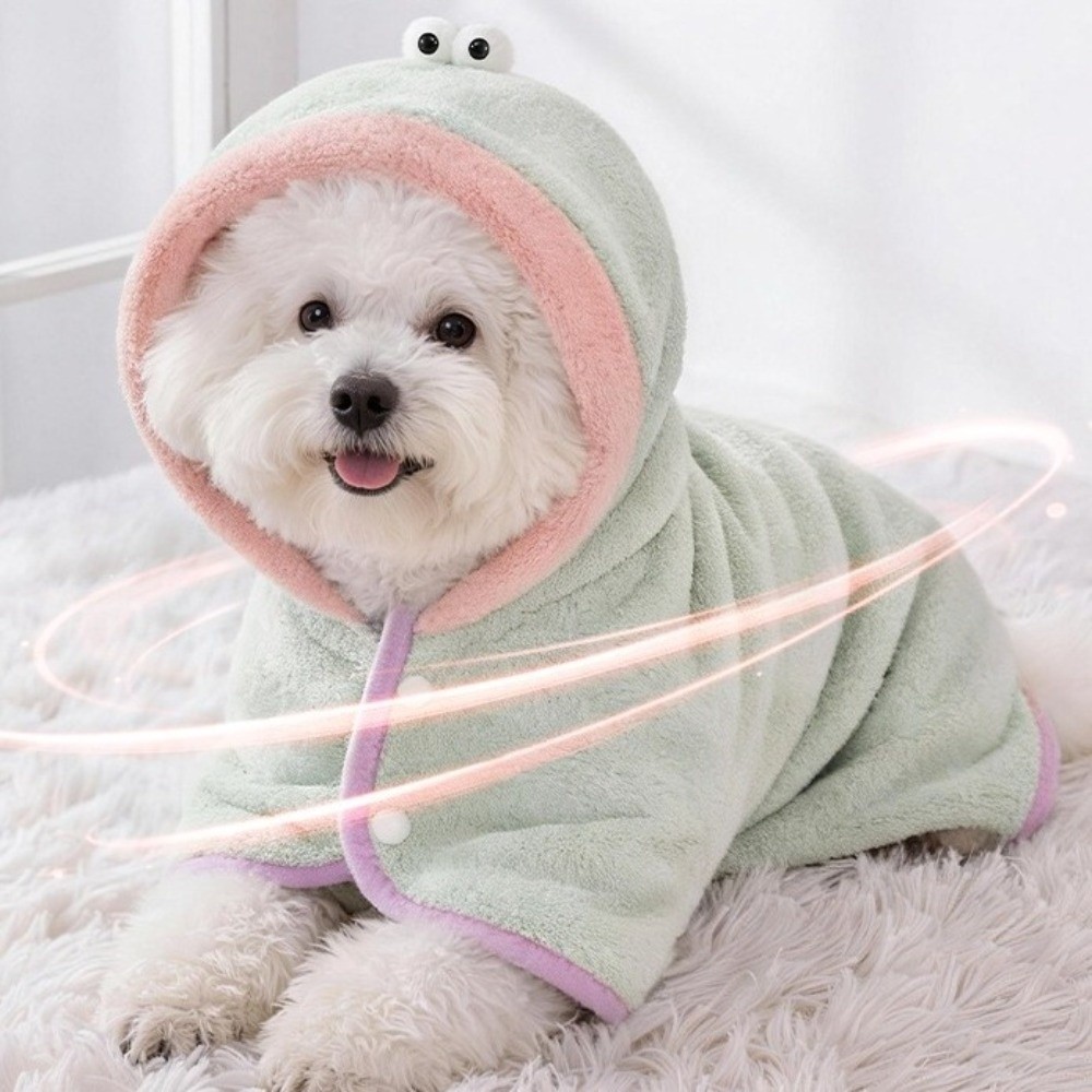 Hooded Bath Towel - Accappatoio Super Assorbente per Cani con