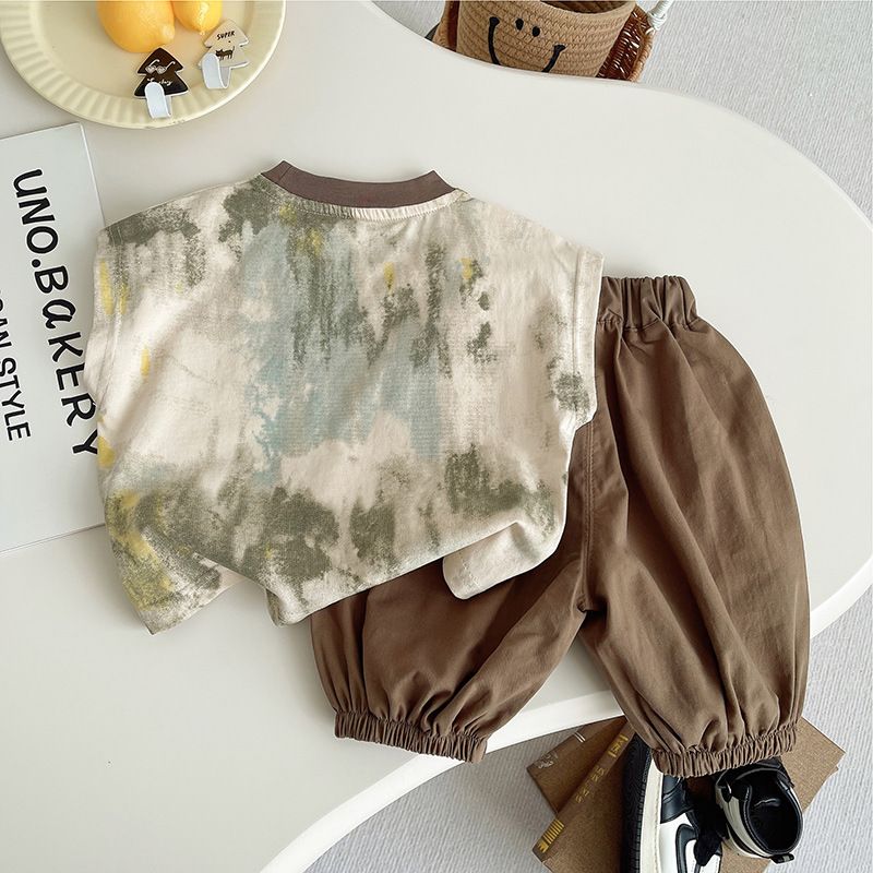 Baby Clothing Drawing - Completo Estivo Coreano per Bambini 2026: