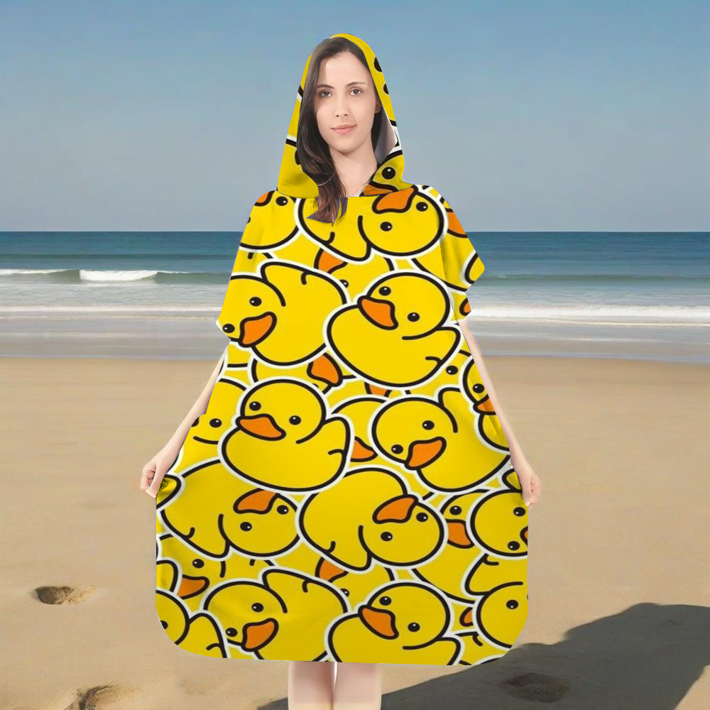 Hooded Bath Towel - Accappatoio da Spiaggia con Cappuccio e