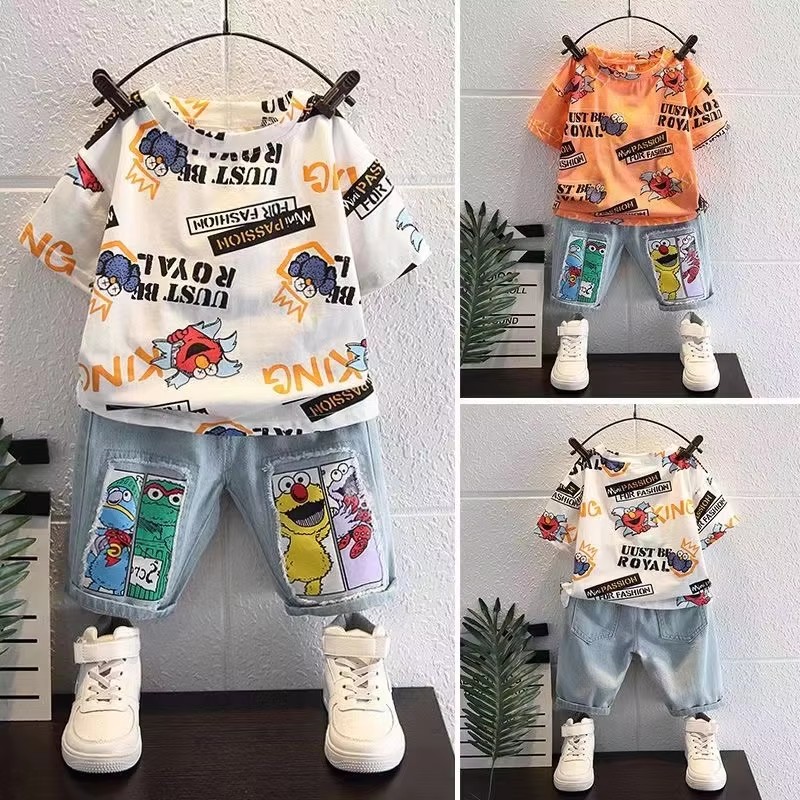 T-shirt in cotone a maniche co - Baby Clothing Drawing recensione e prezzo